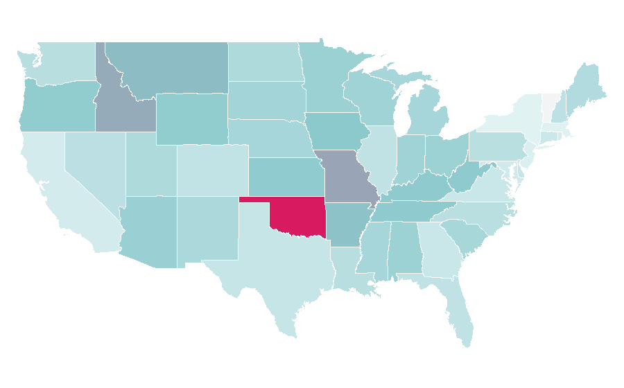 Affinity by region — James Garner, United States