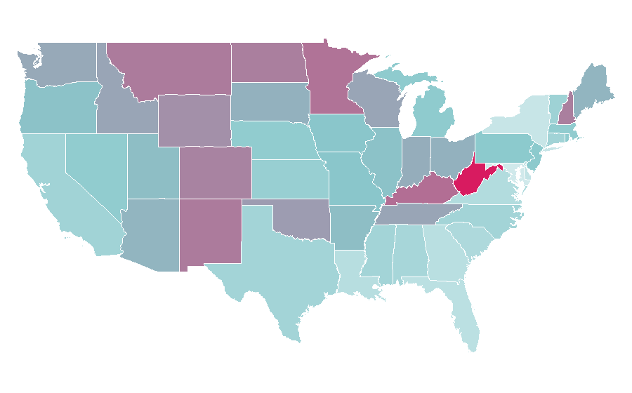 Affinity by region — James Hetfield, United States