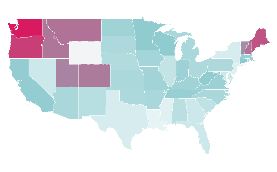 Affinity by region — James May, United States