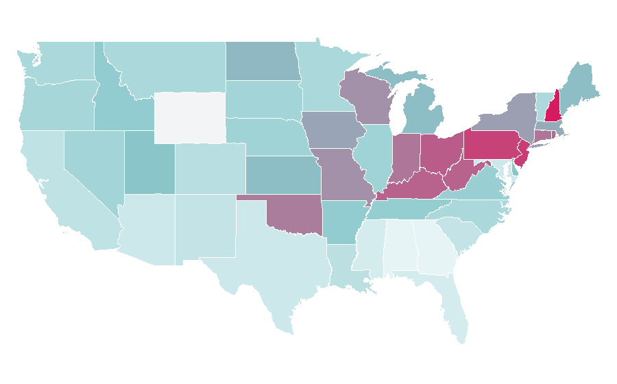 Affinity by region — James Murray, United States