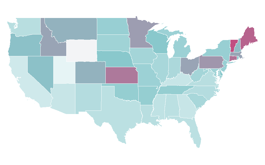 Affinity by region — Jameson Irish Whiskey, United States