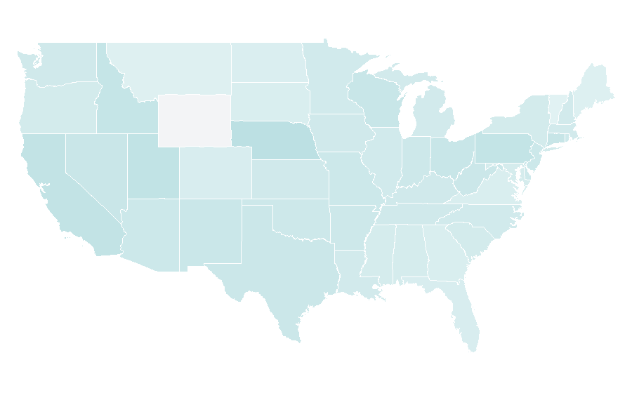 Affinity by region — Janel Parrish, United States