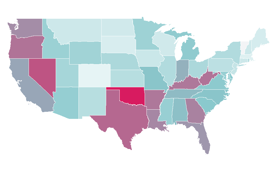 Affinity by region — Janitor, United States