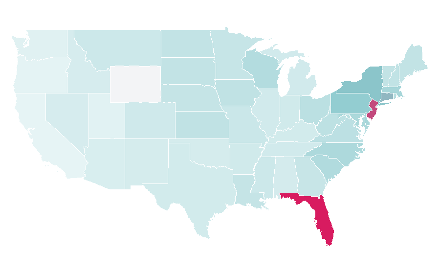 Affinity by region — Jason Pierre-Paul, United States