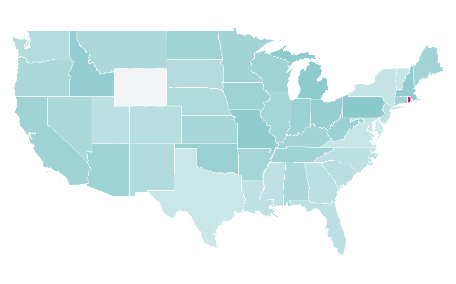 Affinity by region — Jay Leno, United States