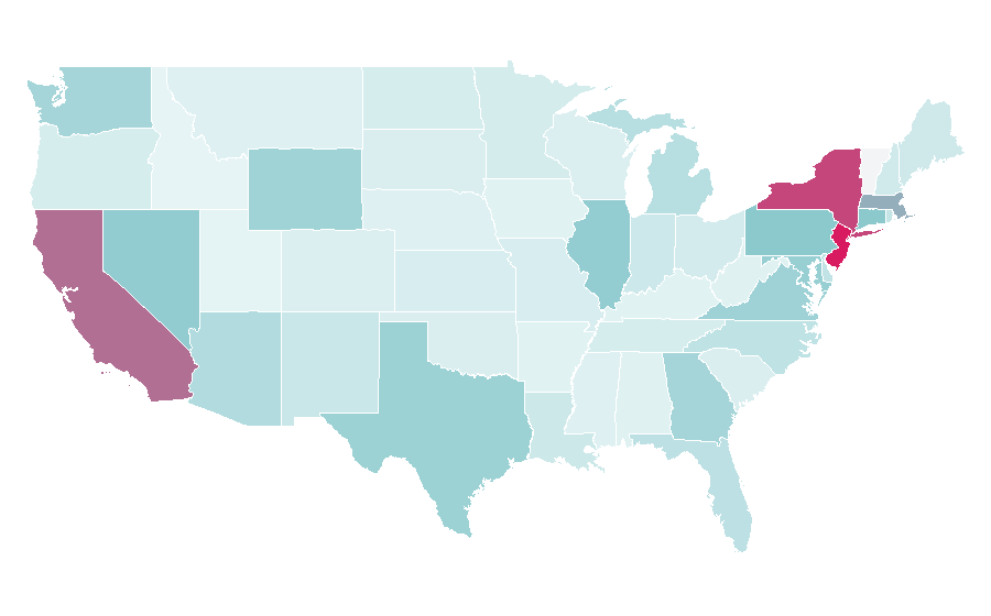 Affinity by region — Jay Sean, United States