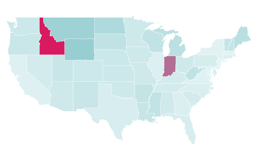 Affinity by region — Jayco, United States