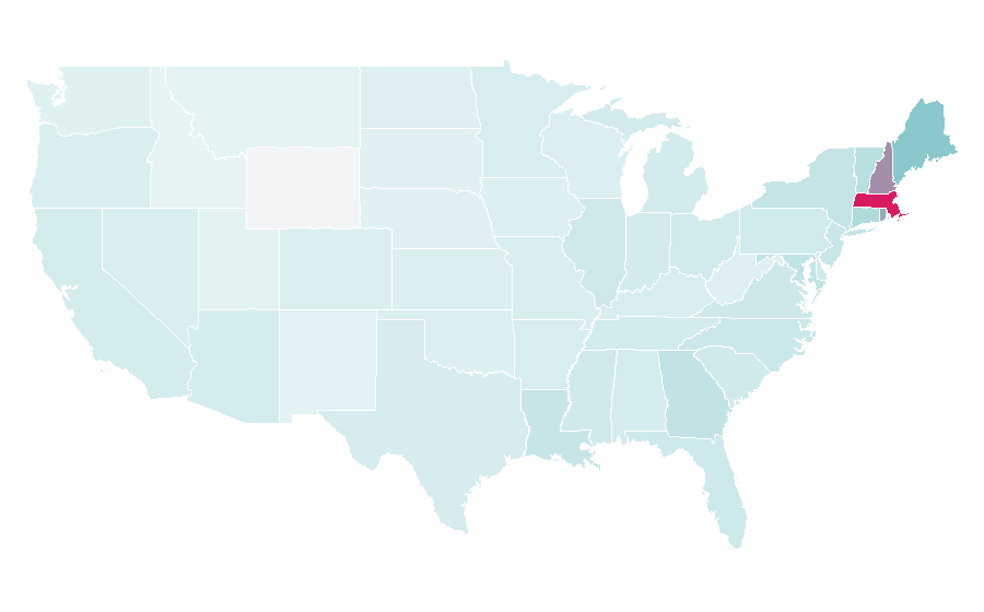 Affinity by region — Jaylen Brown, United States