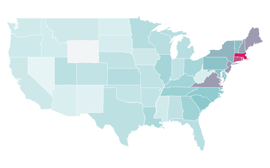 Affinity by region — J.Crew Factory, United States