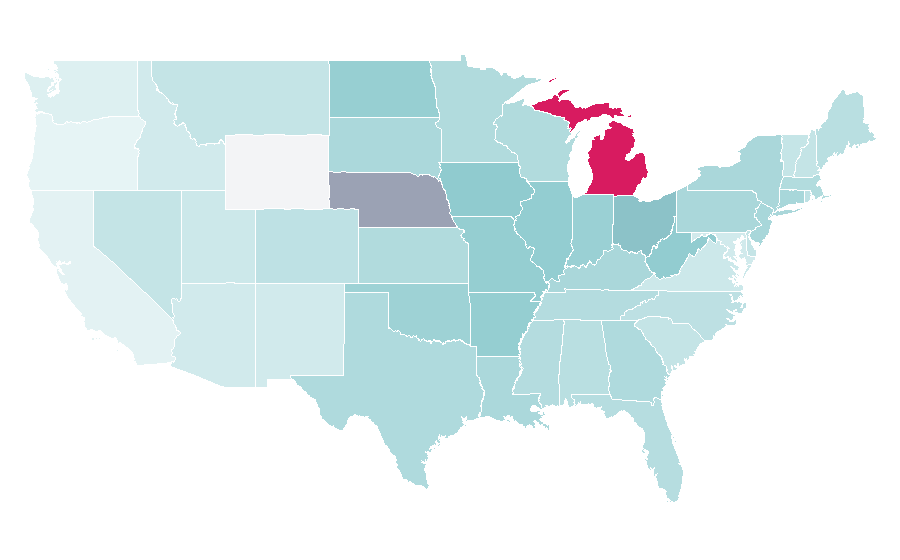 Affinity by region — Jeep Compass, United States