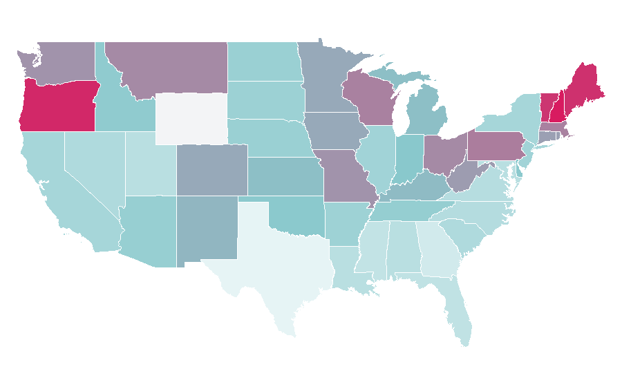 Affinity by region — Jefferson Airplane, United States