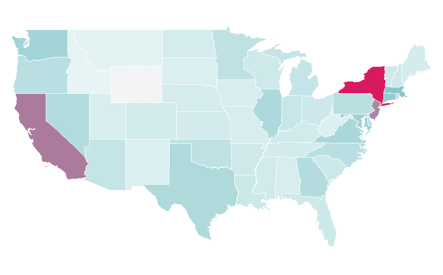 Affinity by region — Jeremy Lin, United States