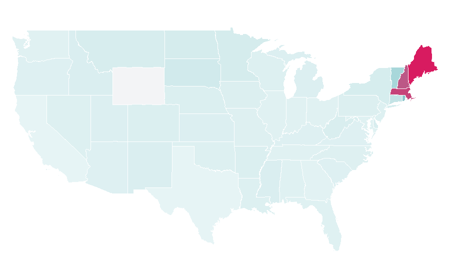 Affinity by region — Jeremy Swayman, United States