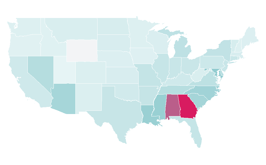 Affinity by region — Jermaine Dupri, United States