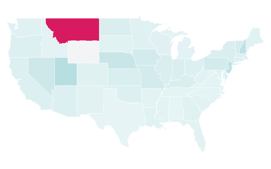 Affinity by region — Jersey Boys, United States