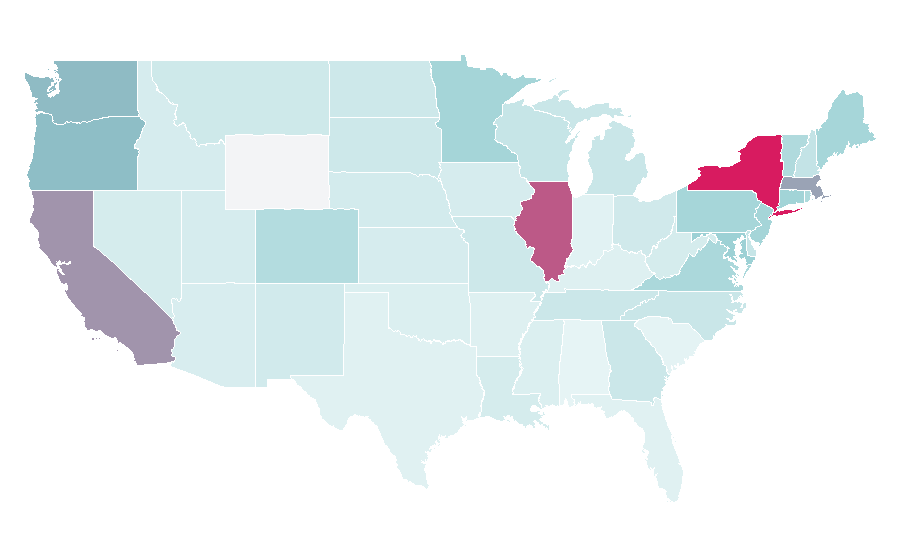 Affinity by region — Jessie Ware, United States