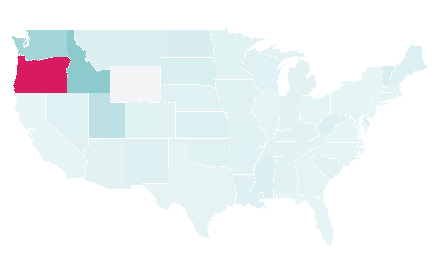 Affinity by region — Jewellery chain, United States