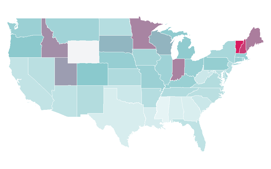 Affinity by region — Jim Gaffigan, United States