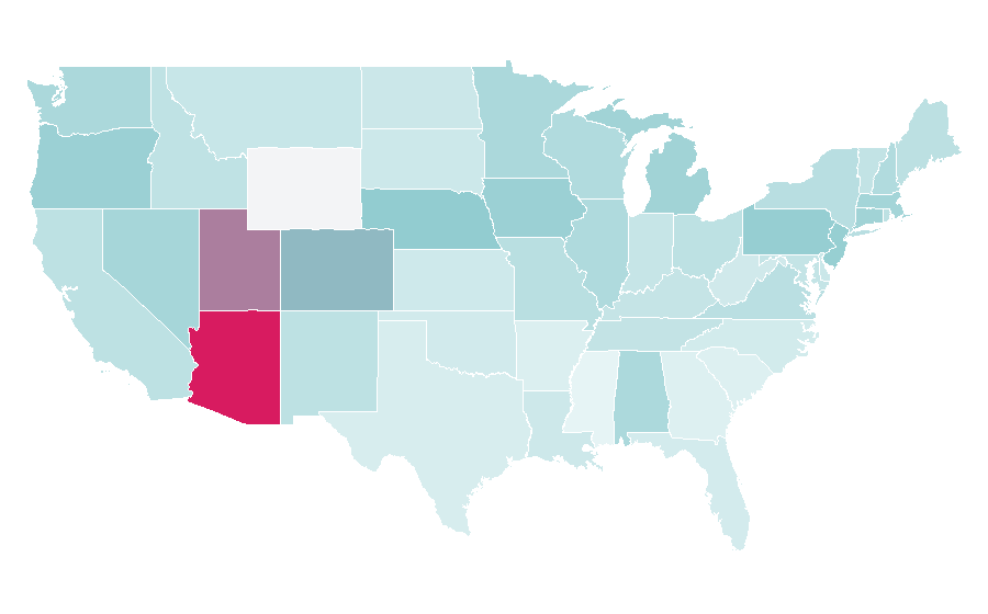 Affinity by region — Jimmy Eat World, United States