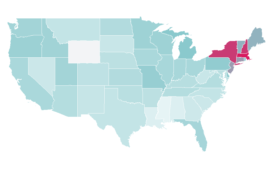 Affinity by region — Jimmy Fallon, United States