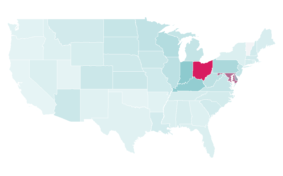 Affinity by region — Joe Flacco, United States