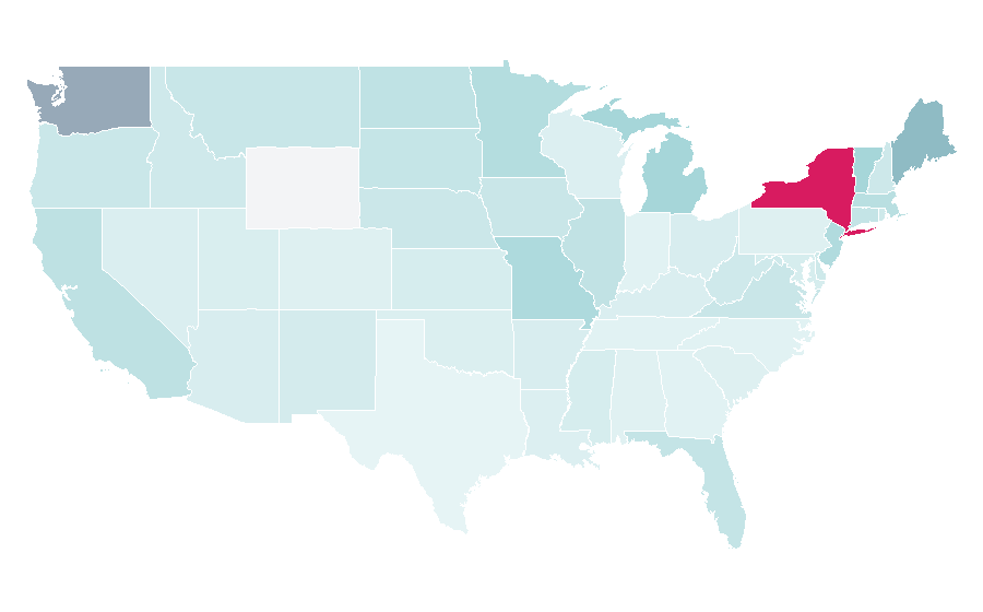 Affinity by region — Joe Fresh, United States
