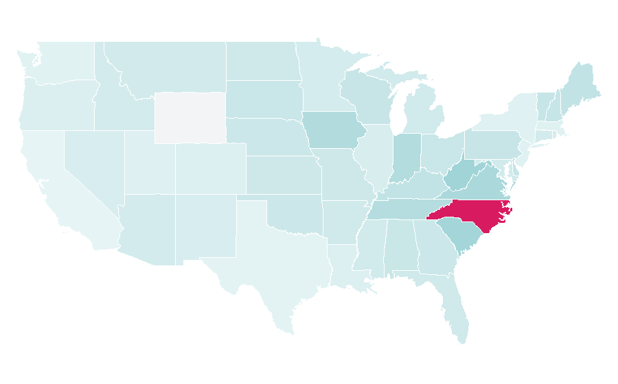 Affinity by region — Joe Gibbs Racing, United States