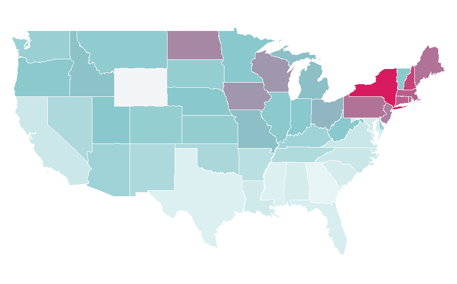 Affinity by region — Joe Santagato, United States