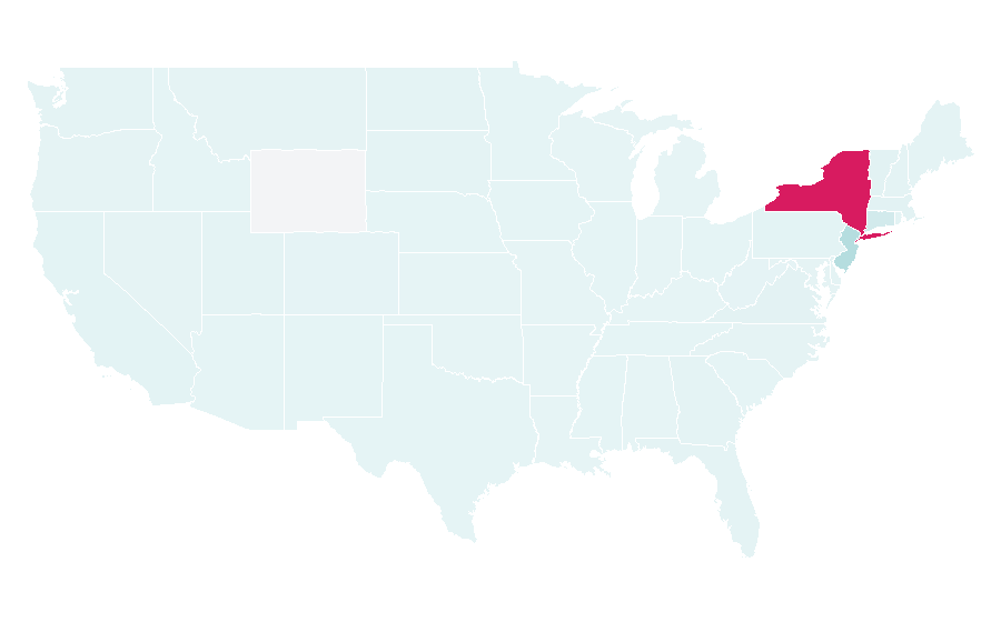 Affinity by region — John F. Kennedy International Airport, United States