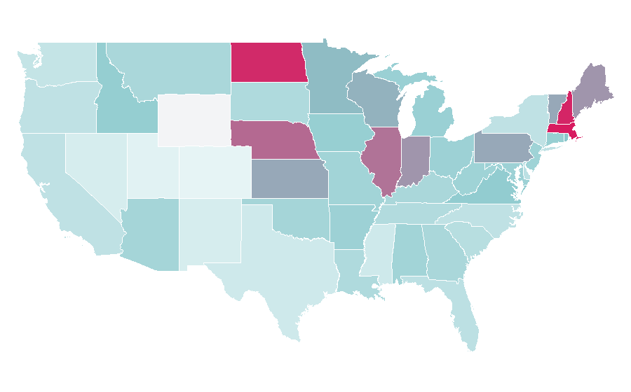 Affinity by region — John Hancock, United States