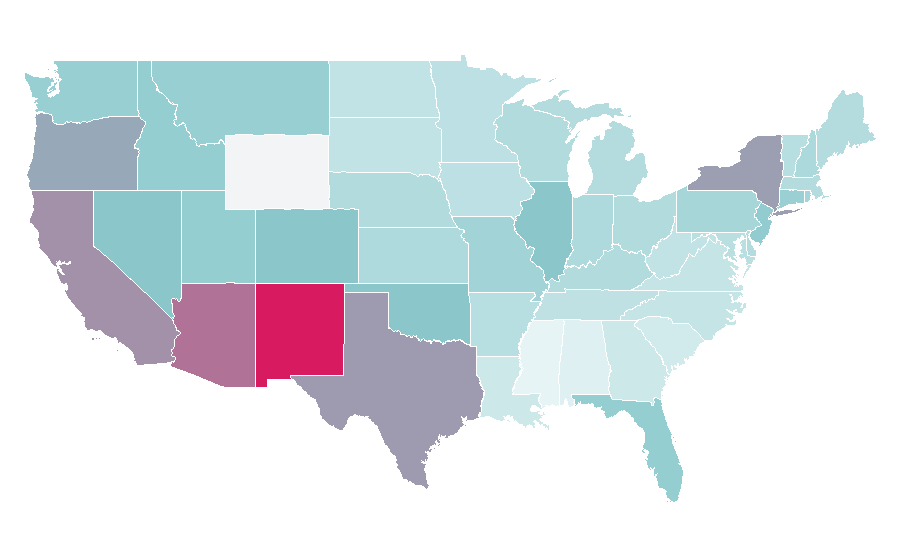 Affinity by region — John Leguizamo, United States