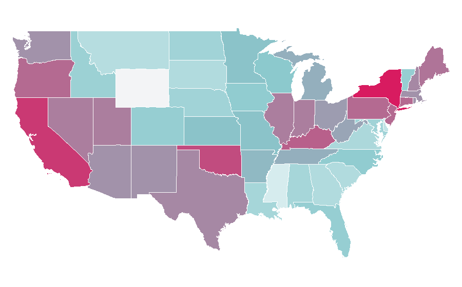 Affinity by region — John Lennon, United States