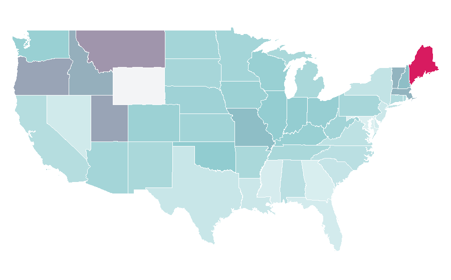 Affinity by region — John Malkovich, United States