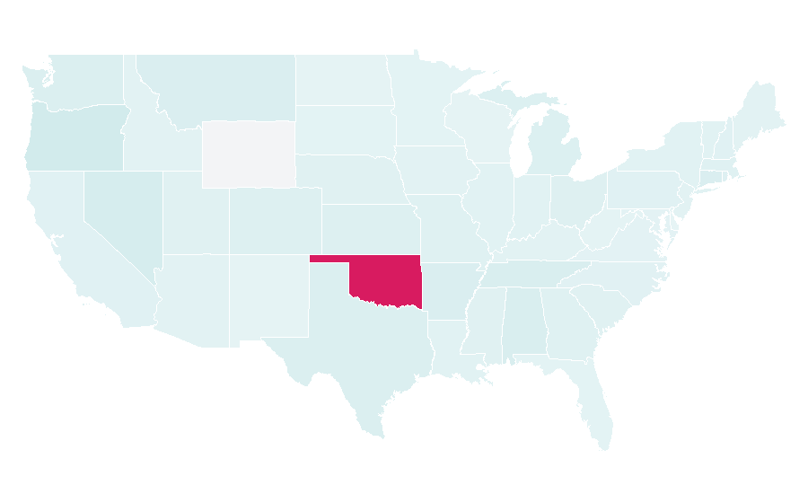 Affinity by region — John Mayer, United States
