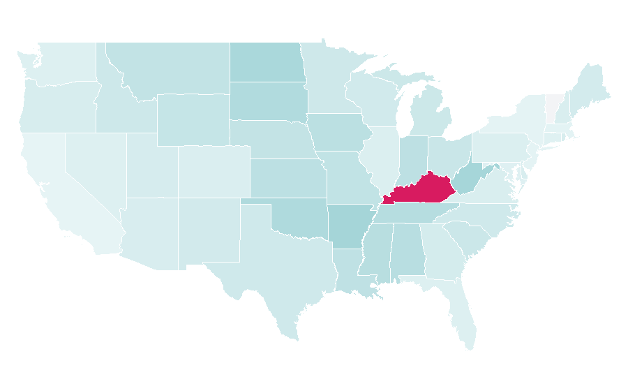 Affinity by region — John Michael Montgomery, United States
