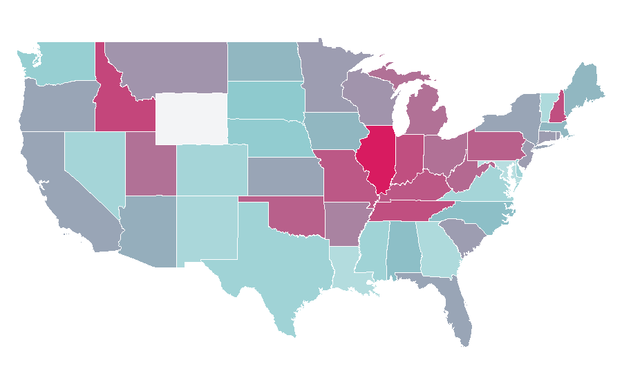 Affinity by region — John Stossel, United States