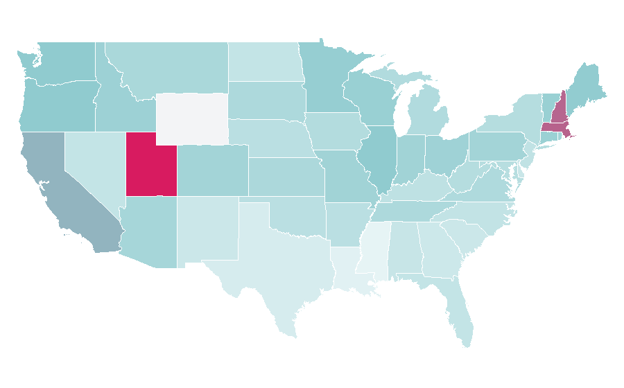 Affinity by region — John Williams, United States