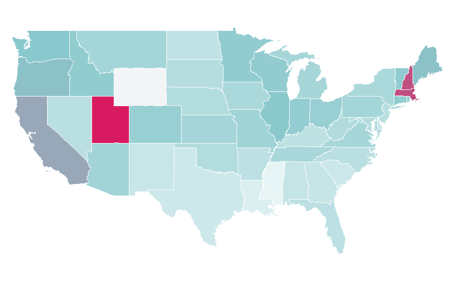 Affinity by region — John Williams, United States