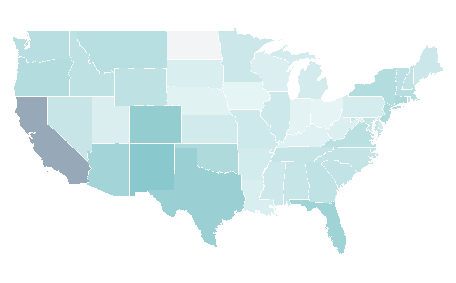 Affinity by region — Johnny Was, United States