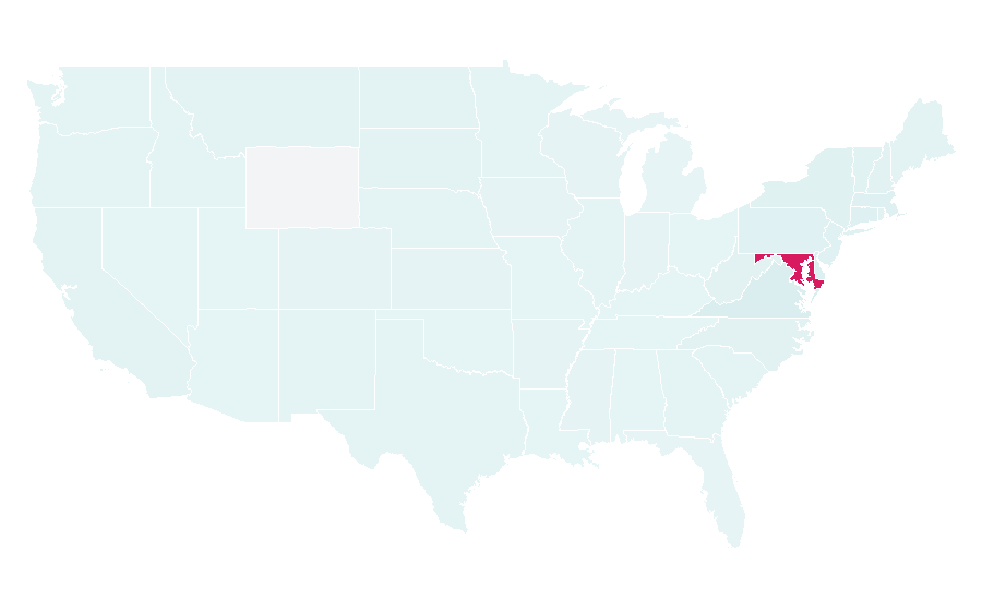 Affinity by region — Johns Hopkins University, United States