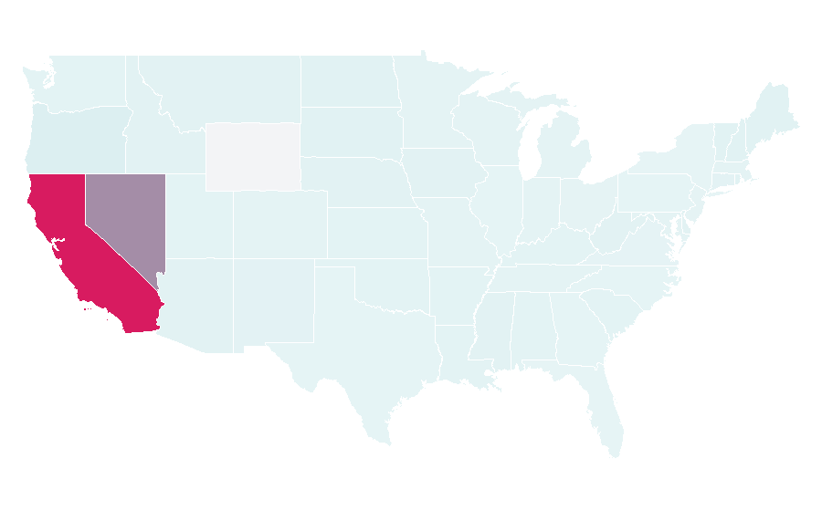 Affinity by region — John's Incredible Pizza, United States