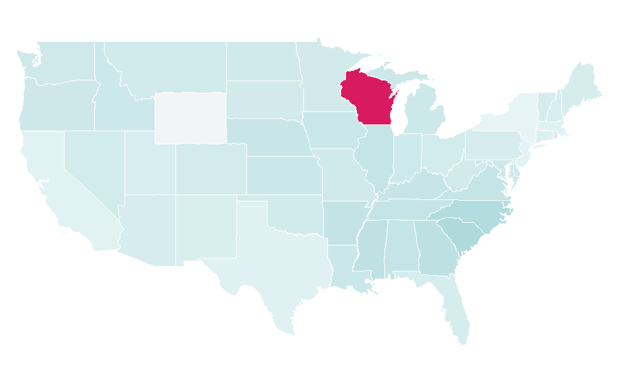 Affinity by region — Johnsonville Foods, United States