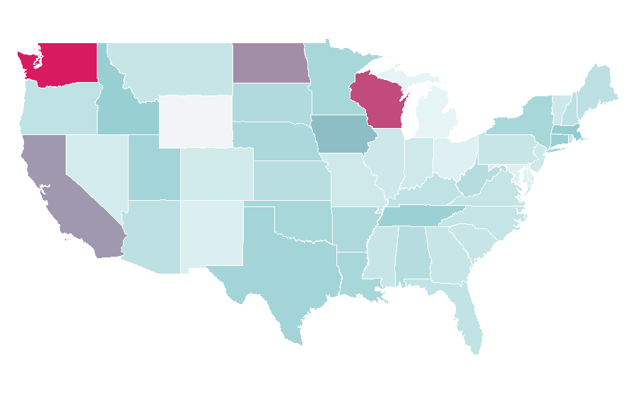 Affinity by region — Joie, United States