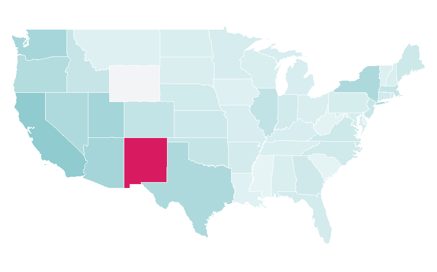 Affinity by region — Joji, United States