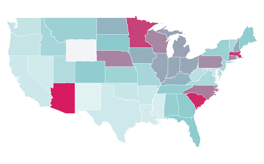 Affinity by region — Jon Rahm, United States