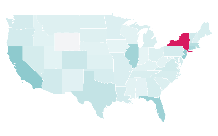 Affinity by region — Jonathan Adler, United States