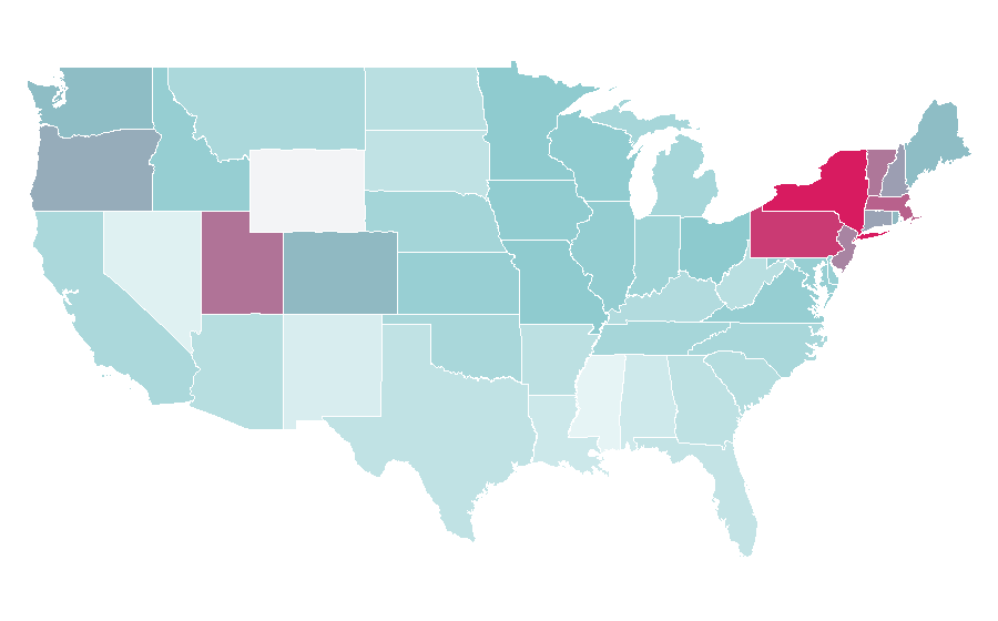 Affinity by region — Jonathan Groff, United States