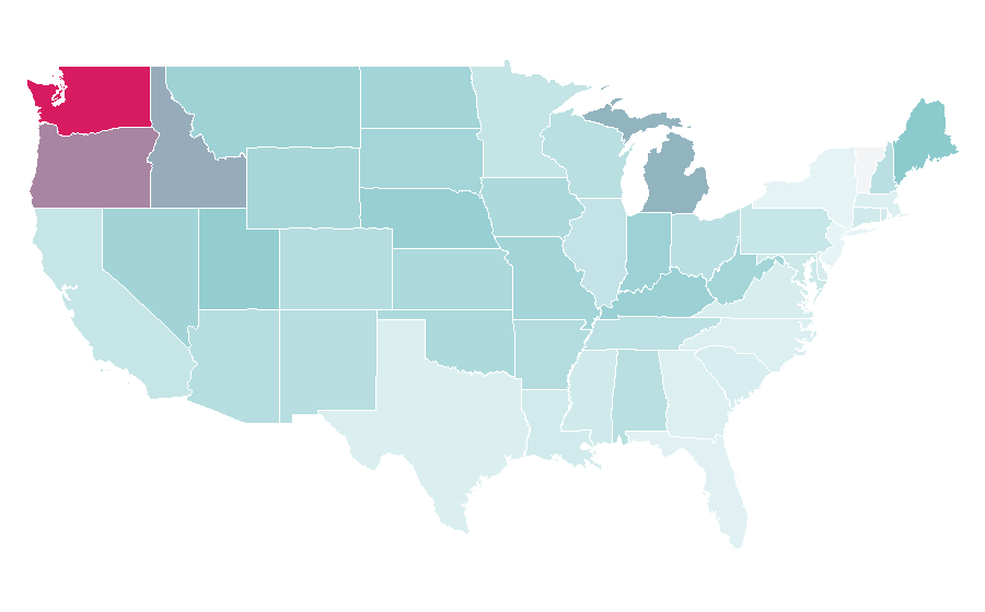 Affinity by region — Jones Soda, United States