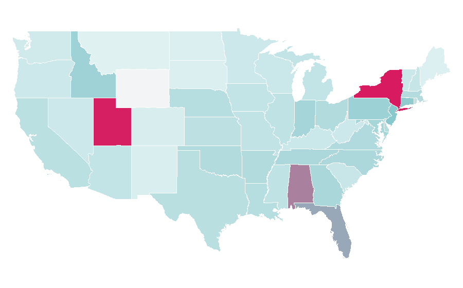 Affinity by region — Jordan Fisher, United States