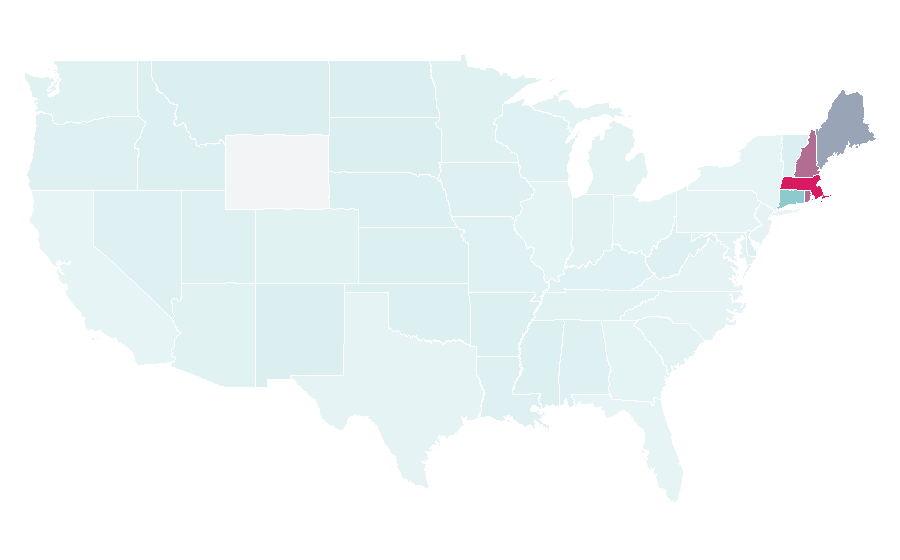 Affinity by region — Jordan's Furniture, United States